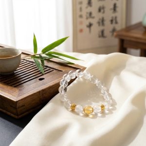 Clear Quartz Master Healer Bracelet - Professional Photo