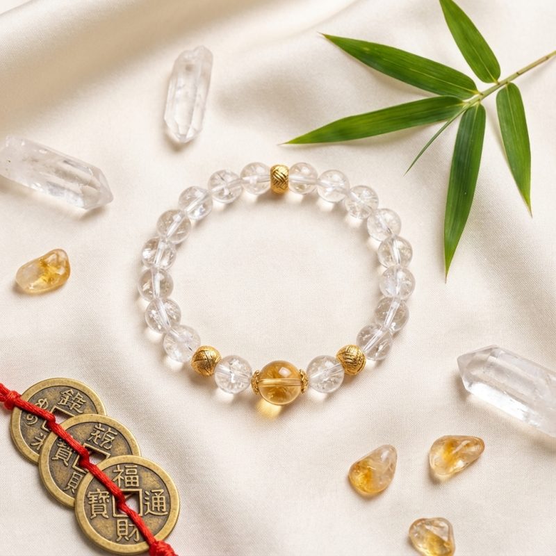 Clear Quartz Master Healer Bracelet - Professional Photo