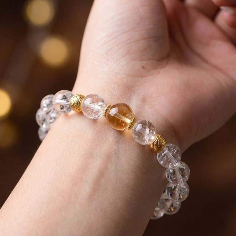 Clear Quartz Master Healer Bracelet - Professional Photo