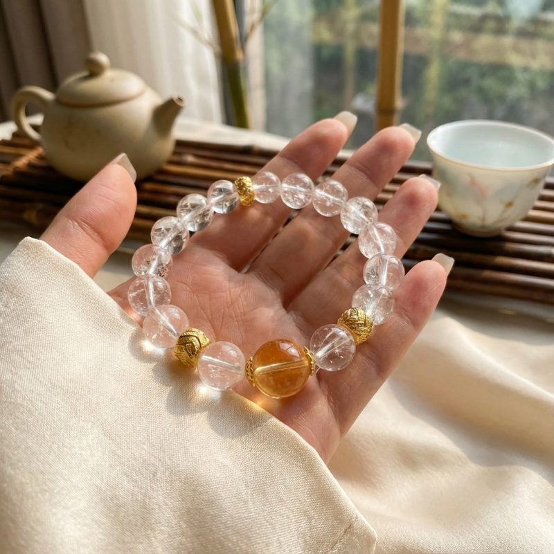 Clear Quartz Master Healer Bracelet - Professional Photo