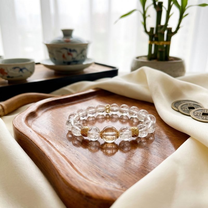 Clear Quartz Master Healer Bracelet - Professional Photo