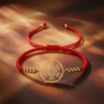 Metatron’s Cube Red String Bracelet - Professional Photo