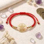 Metatron’s Cube Red String Bracelet - Professional Photo