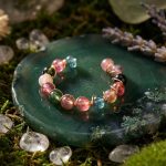 Exclusive: Tourmaline Ring - Natural Healing Crystal Bead Rings - Professional Photo