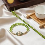 Natural Peridot Style Evil Eye Bracelet - Professional Photo