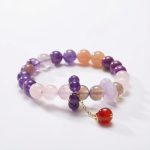 Future Prosperity Nine Purple Star Bracelet – Attract Long-Term Wealth & Harmony - Professional Photo