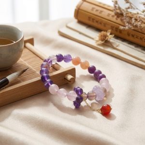 Future Prosperity Nine Purple Star Bracelet – Attract Long-Term Wealth & Harmony - Professional Photo