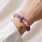 Future Prosperity Nine Purple Star Bracelet – Attract Long-Term Wealth & Harmony - Professional Photo
