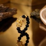 Pixiu Black Obsidian Wealth Ring - Professional Photo