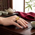 Pixiu Black Obsidian Wealth Ring - Professional Photo