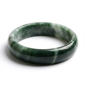 Pure Jade Bangle Bracelet - Healing & Protecting - Professional Photo