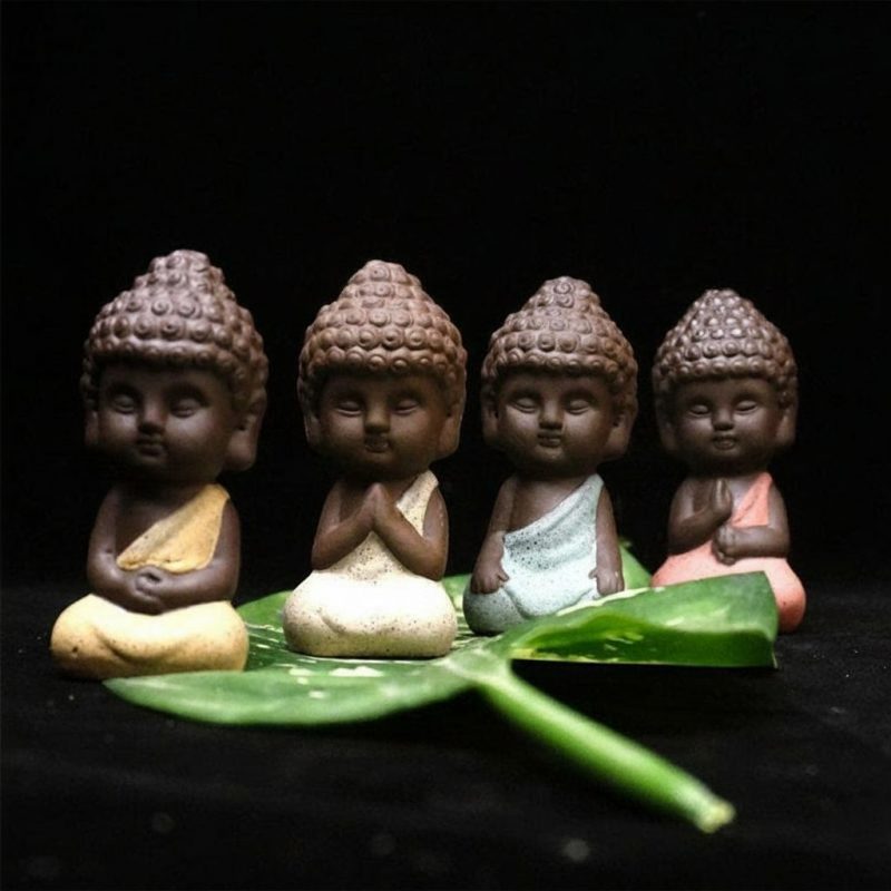 The 4 Noble Truths Figurines - Mini Buddha - Professional Photo
