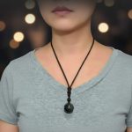 Rainbow Obsidian Necklace - Eye of Truth - Professional Photo