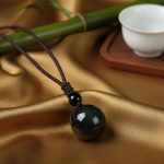 Rainbow Obsidian Necklace - Eye of Truth - Professional Photo