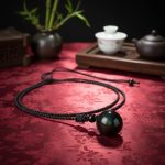 Rainbow Obsidian Necklace - Eye of Truth - Professional Photo