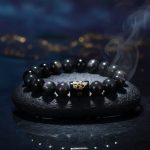 Exclusive: Natural Rainbow Obsidian Healing Bracelet - Professional Photo