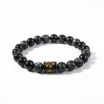 Exclusive: Natural Rainbow Obsidian Healing Bracelet - Professional Photo