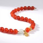 Red Agate Good Fortune Bracelet - Professional Photo