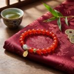 Red Agate Good Fortune Bracelet - Professional Photo
