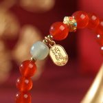 Red Agate Good Fortune Bracelet - Professional Photo