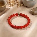 Red Agate Buddhist Guardian Deities Bracelet - Zodiac Bracelet for Luck, Protection - Professional Photo