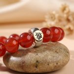 Red Agate Buddhist Guardian Deities Bracelet - Zodiac Bracelet for Luck, Protection - Professional Photo