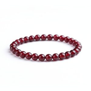 Red Garnet Stone Bracelet - Reignite Your Passion & Love - Professional Photo