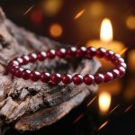 Red Garnet Stone Bracelet - Reignite Your Passion & Love - Professional Photo