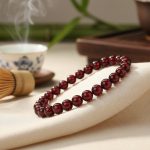 Red Garnet Stone Bracelet - Reignite Your Passion & Love - Professional Photo