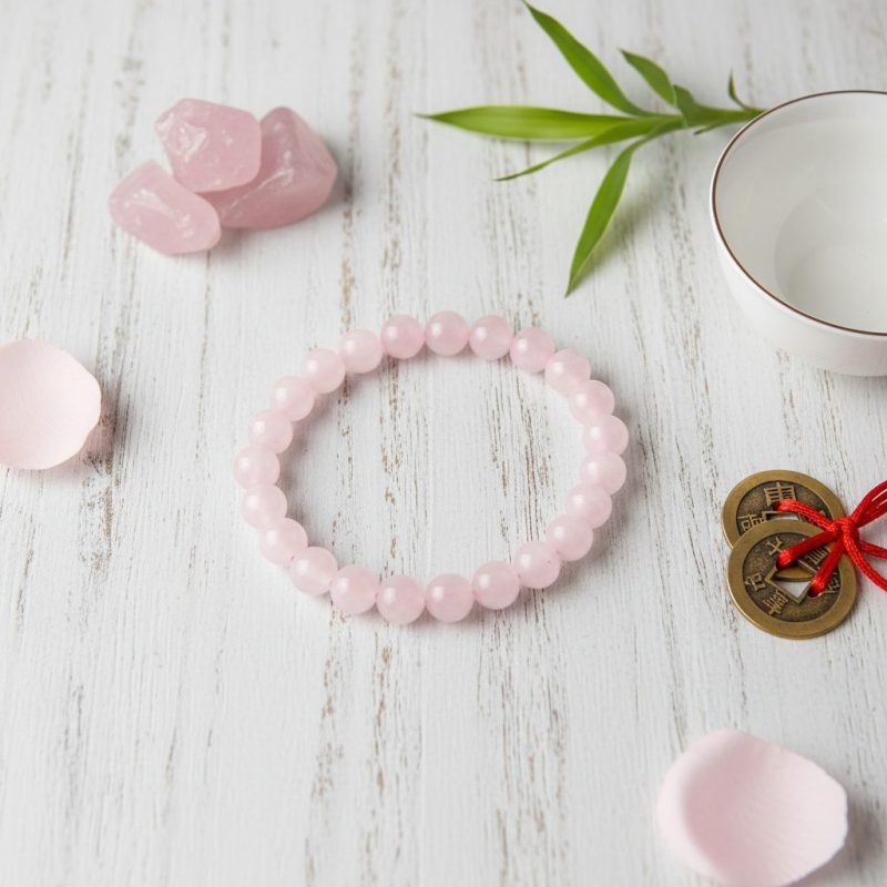 Rose Quartz Love Bracelet - Inspire & Attract Love - Professional Photo