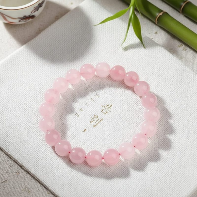 Rose Quartz Love Bracelet - Inspire & Attract Love - Professional Photo