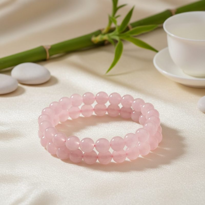 Rose Quartz Love Bracelet - Inspire & Attract Love - Professional Photo