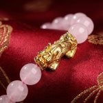 Rose Quartz Pixiu Love & Abundance Bracelet - Professional Photo
