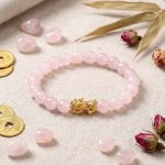 Rose Quartz Pixiu Love & Abundance Bracelet - Professional Photo