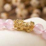 Rose Quartz Pixiu Love & Abundance Bracelet - Professional Photo