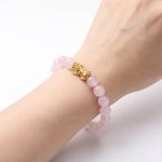 Rose Quartz Pixiu Love & Abundance Bracelet - Professional Photo