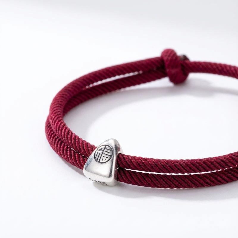 Red String Fu Lucky Bracelet - Professional Photo