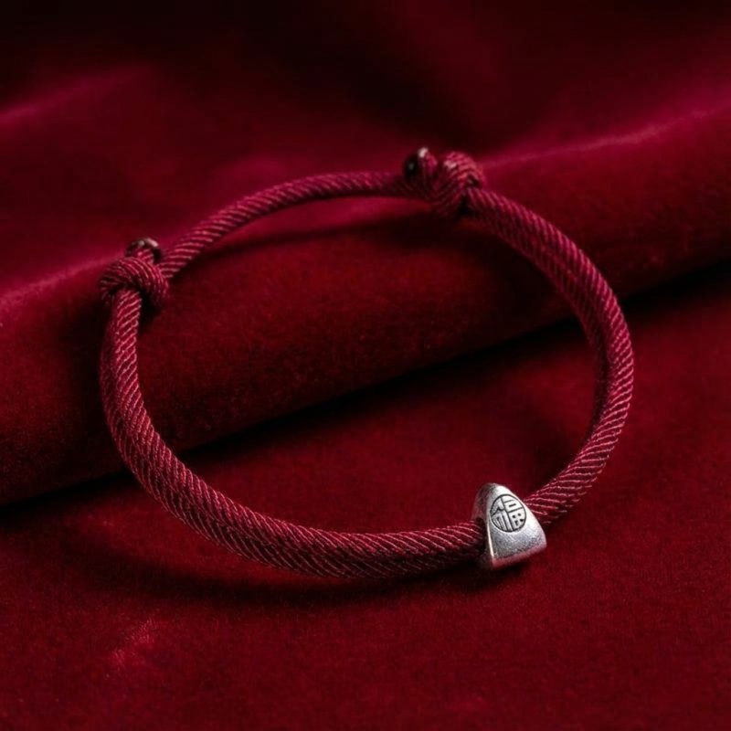 Red String Fu Lucky Bracelet - Professional Photo