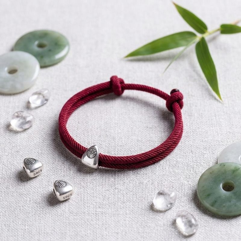 Red String Fu Lucky Bracelet - Professional Photo