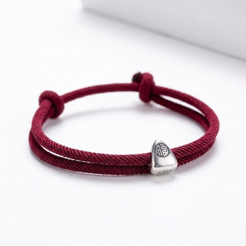 Red String Fu Lucky Bracelet - Professional Photo