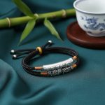 Tibetan Mantra Double Bracelet - For Luck & Protection - Professional Photo