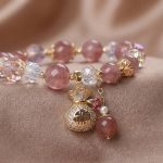 Strawberry Quartz Heart Bracelet - Professional Photo
