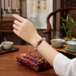 The Prosperity Bracelet - Amethyst, Aquamarine, Rose Quartz Pixiu - Professional Photo