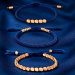 Blue Copper Beads Bracelet Set - Professional Photo
