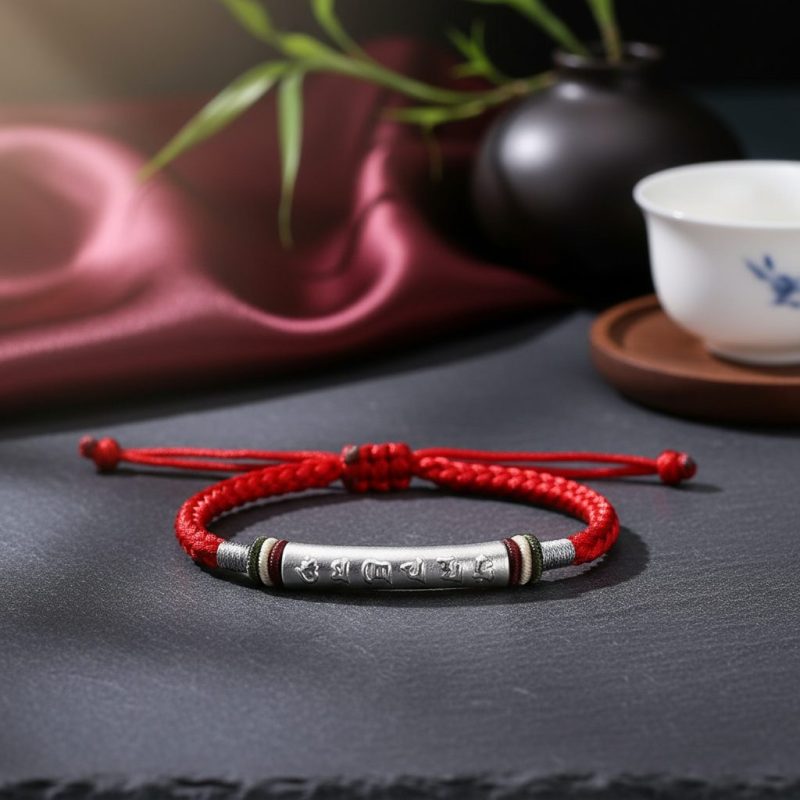 Tibetan Braided Knots Lucky Bracelet - Attract Good Things - Professional Photo