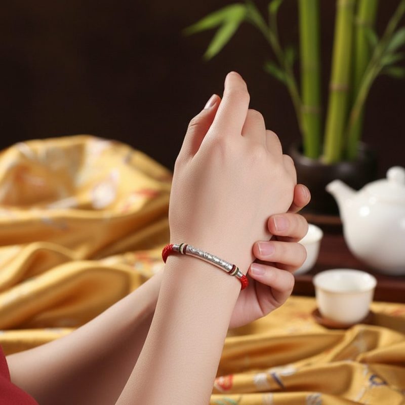 Tibetan Braided Knots Lucky Bracelet - Attract Good Things - Professional Photo