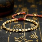Tibetan Copper Beads Bracelet Handmade - For Healing, Strength & Protection - Professional Photo