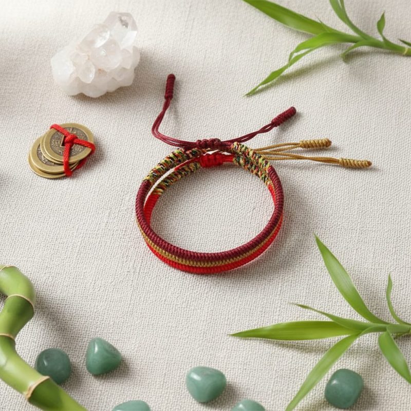 Tibetan Handmade Knot Bracelets - For Security - Professional Photo