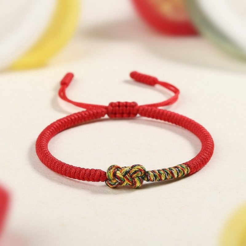 Tibetan Handmade Knot Bracelets - For Security - Professional Photo