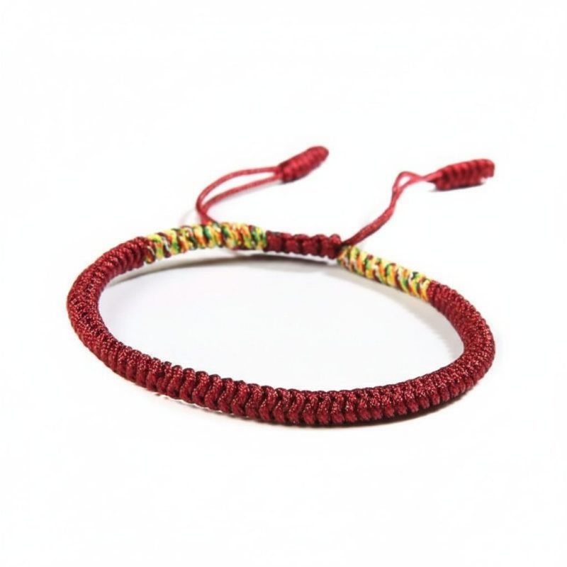 Tibetan Handmade Knot Bracelets - For Security - Professional Photo